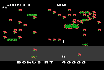 Millipede screenshot 3 for Atari 400