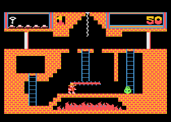 Montezuma's Revenge screenshot 3 for Atari 400