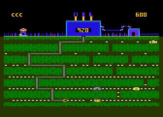Oil's Well screenshot 3 for Atari 400
