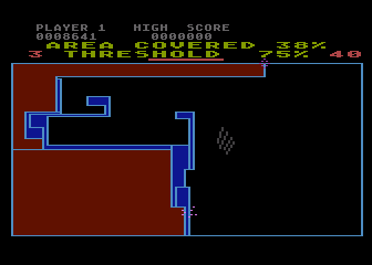 Qix screenshot 3 for Atari 400
