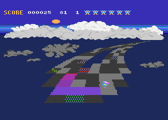 Rainbow Walker screenshot 2 for Atari 400