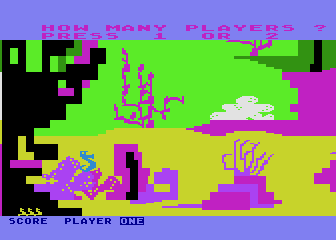 Sea Horse Hide'n Seek screenshot 2 for Atari 400