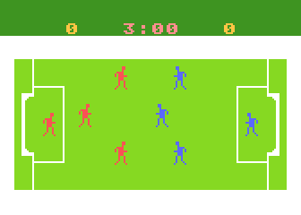 Soccer screenshot 2 for Atari 400