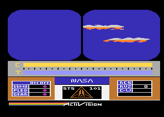 Space Shuttle A Journey Into Space screenshot 2 for Atari 400