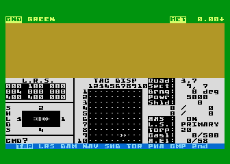 Star Fleet I: The War Begins screenshot 2 for Atari 400