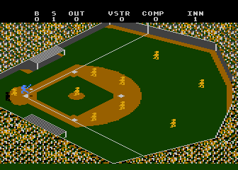 Star League Baseball screenshot 2 for Atari 400