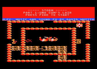 Storm screenshot 2 for Atari 400