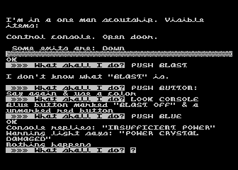 Strange Odyssey screenshot 3 for Atari 400