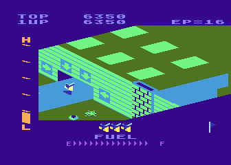 Super Zaxxon screenshot 3 for Atari 400