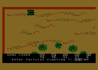 TAC: Tactical Armor Command screenshot 2 for Atari 400