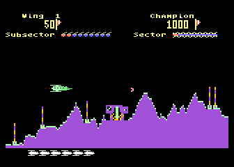 Tail Of Beta Lyrae screenshot 2 for Atari 400
