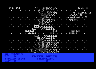 The Shattered Alliance screenshot 2 for Atari 400