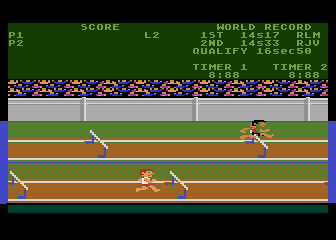 Track & Field screenshot 2 for Atari 400