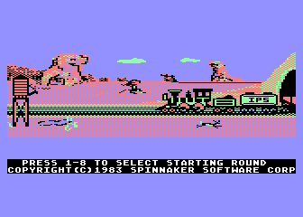 Trains screenshot 2 for Atari 400