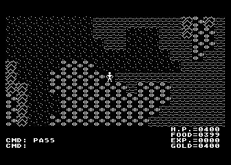 Ultima II: Revenge of the Enchantress screenshot 2 for Atari 400