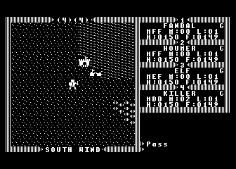 Ultima III: Exodus screenshot 3 for Atari 400
