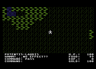 Ultima screenshot 2 for Atari 400