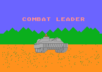 Combat Leader title screen for Atari 400
