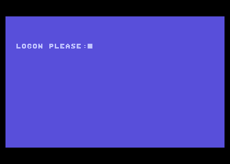 Hacker title screen for Atari 400