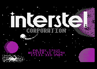 Star Fleet I: The War Begins title screen for Atari 400