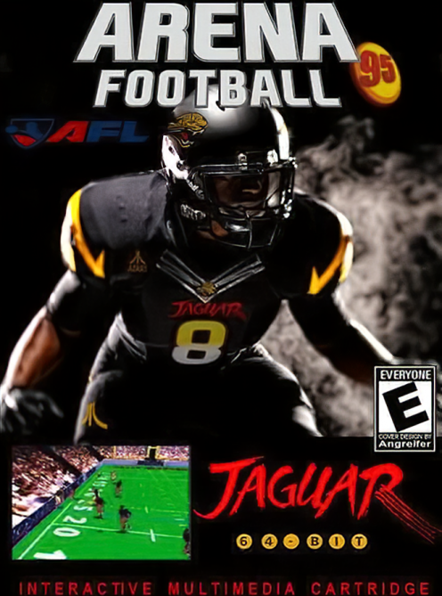 Arena Football '95 box art for Jaguar