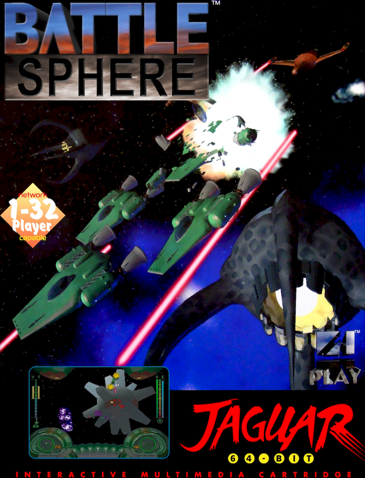 BattleSphere Gold box art for Jaguar