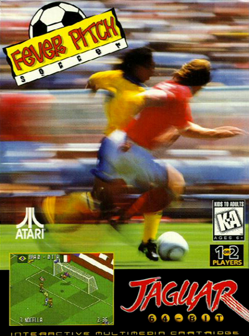 Fever Pitch Soccer box art for Jaguar