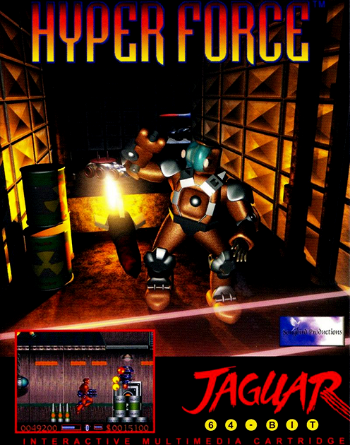 Hyper Force box art for Jaguar
