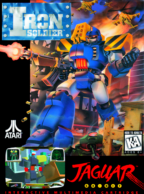 Iron Soldier box art for Jaguar