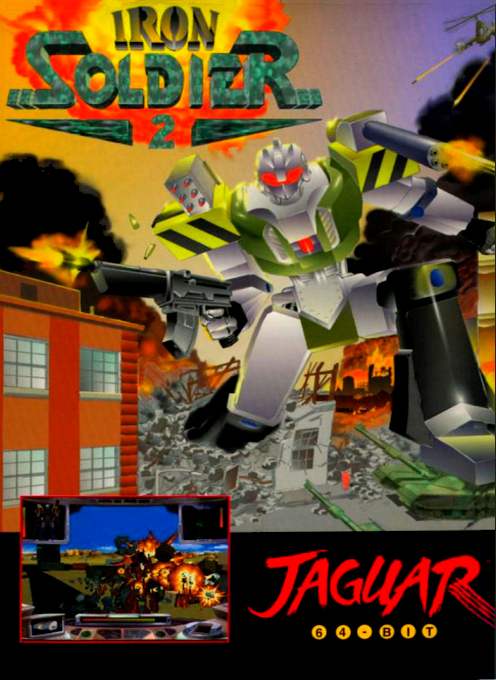 Iron Soldier 2 box art for Jaguar