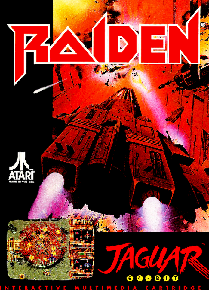 Raiden box art for Jaguar