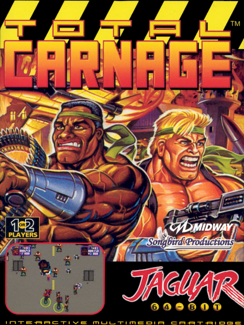 Total Carnage box art for Jaguar