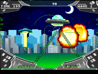 Saucer Wars screenshot 3 for Jaguar CD