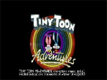 Tiny Toon Adventures [Homebrew] title screen for Jaguar