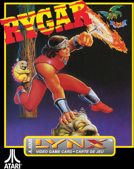 Rygar box art for Atari Lynx