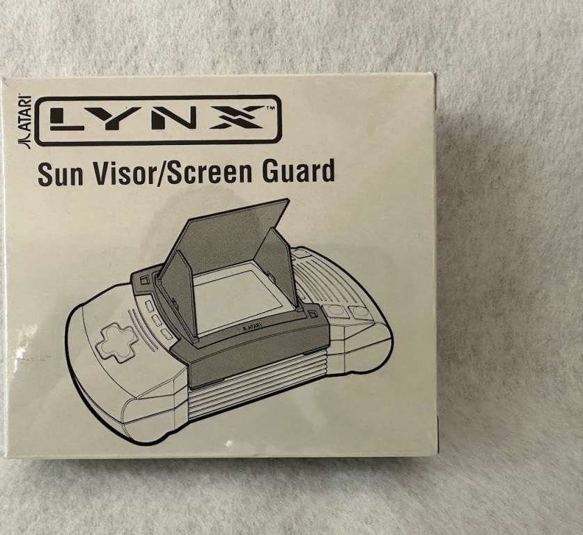 Sun Visor/Screen Guard box art for Atari Lynx