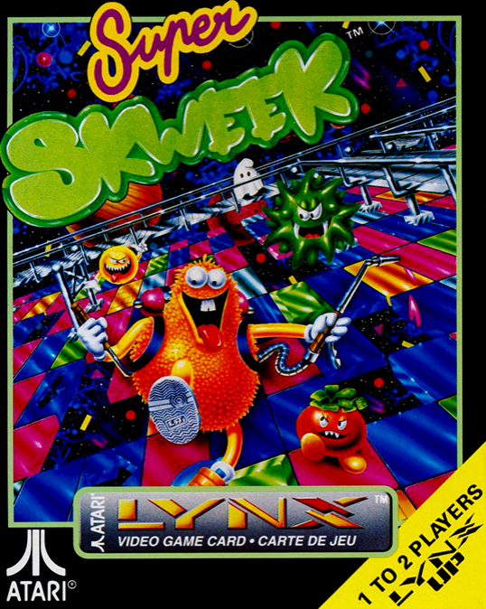 Super Skweek box art for Atari Lynx