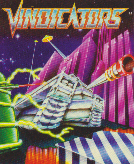 Vindicators box art for Atari Lynx