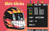 8bit-Slicks title screen for Atari Lynx