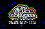 Gates of Zendocon title screen for Atari Lynx