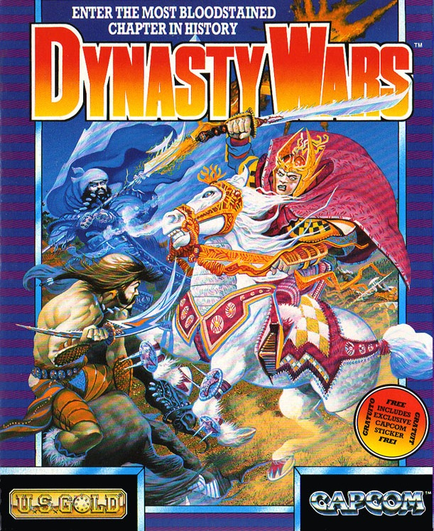 Dynasty Wars box art for Atari ST