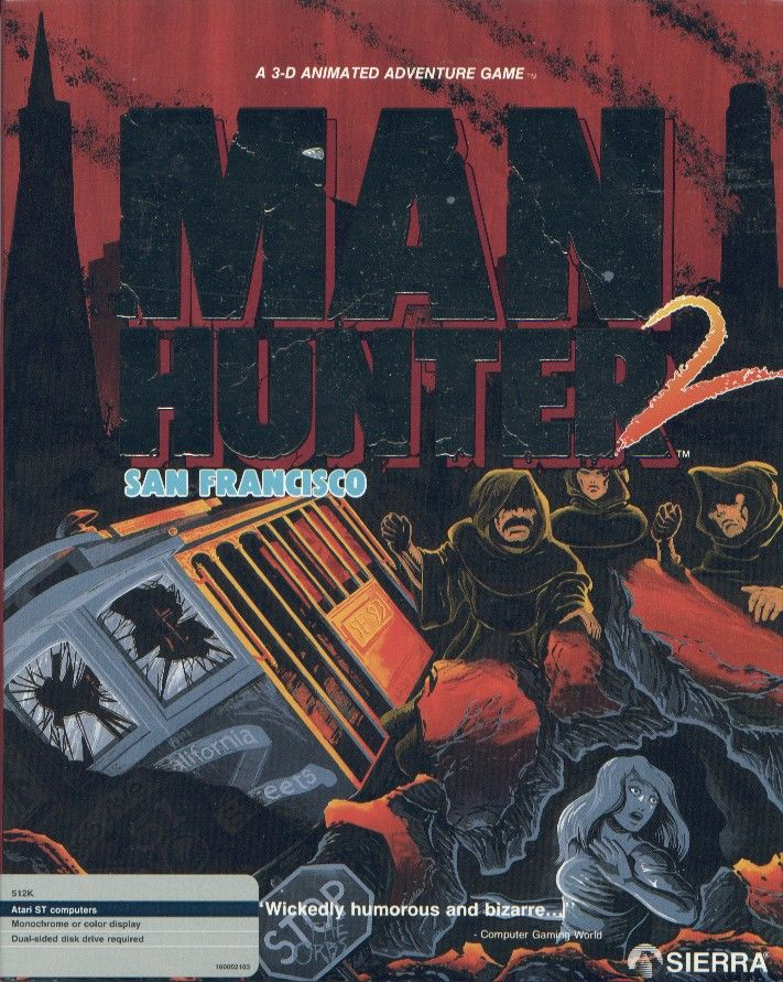 Manhunter 2: San Francisco box art for Atari ST