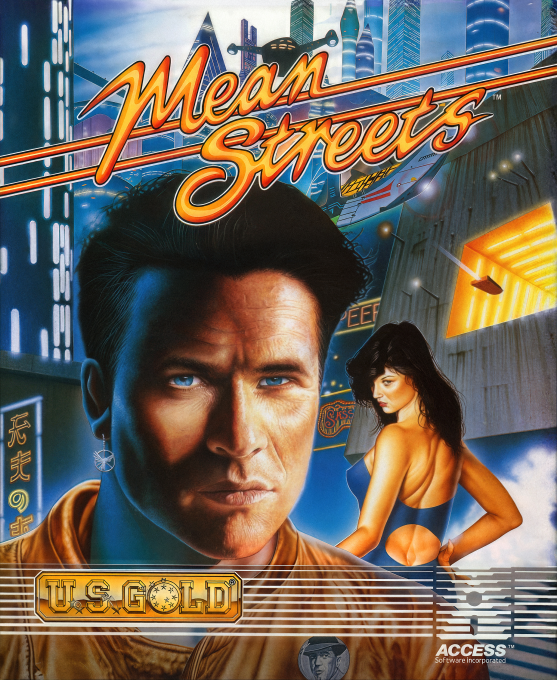 Mean Streets box art for Atari ST