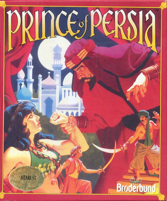Prince Of Persia box art for Atari ST