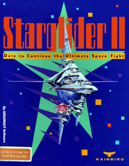 Starglider 2 box art for Atari ST