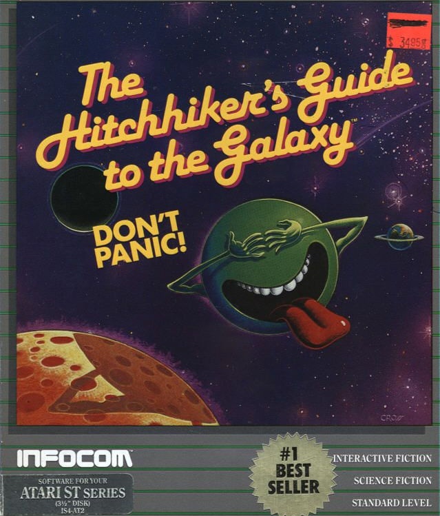 The Hitchhikers Guide To The Galaxy box art for Atari ST