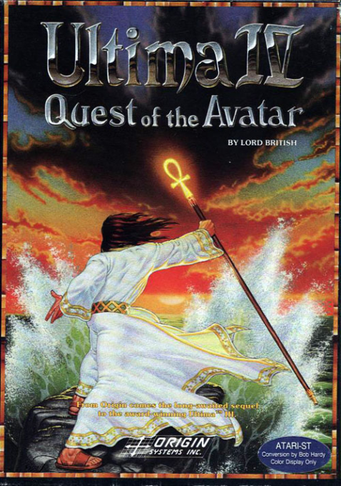 Ultima IV: Quest Of The Avatar box art for Atari ST