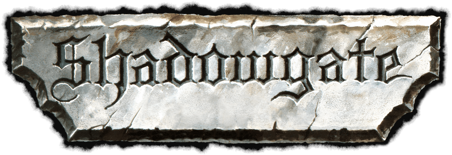 Shadowgate logo for Atari ST
