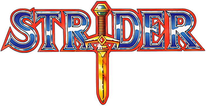 Strider logo for Atari ST