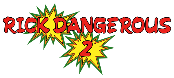 Rick Dangerous 2 logo for Atari ST